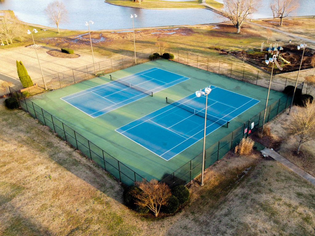 Tennis Courts (with pickleball lines)